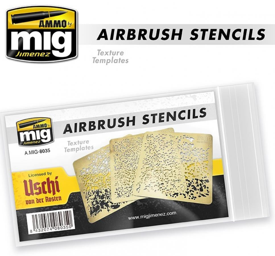 MiG Ammo Airbrush Stencils 8035